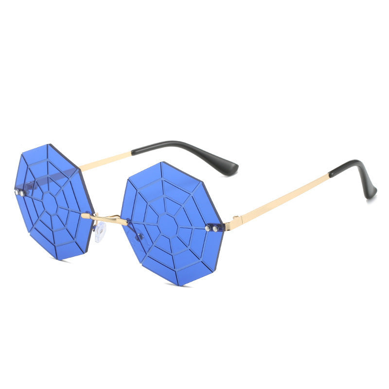 Wholesale Halloween Spider Web PC Sunglasses
